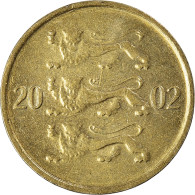 Monnaie, Estonie, 10 Senti, 2002 - Estland