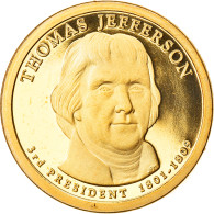 Monnaie, États-Unis, Thomas Jefferson, Dollar, 2007, U.S. Mint, San Francisco - Conmemorativas