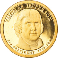 Monnaie, États-Unis, Thomas Jefferson, Dollar, 2007, U.S. Mint, San Francisco - Commemoratives