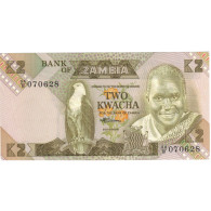 Billet, Zambie, 2 Kwacha, KM:24c, SPL+ - Zambie