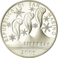 San Marino, 5 Euro, 2005, Proof, FDC, Argent, KM:511 - San Marino