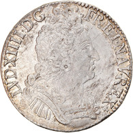 Monnaie, France, Louis XIV, Écu Aux 3 Couronnes, Ecu, 1710, Reims, TTB, Argent - 1643-1715 Luigi XIV El Re Sole