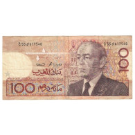 Billet, Maroc, 100 Dirhams, 1987, 1987-07-14, KM:65b, TTB+ - Morocco