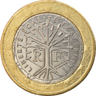 France, 1 Euro, 1999, Error Wrong Ring, SUP+, Bi-Metallic - Variétés Et Curiosités