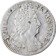 Monnaie, France, Louis XIV, 1/10 Écu Aux 3 Couronnes, 1/10 Ecu, 1715, Lille - 1643-1715 Louis XIV Le Grand