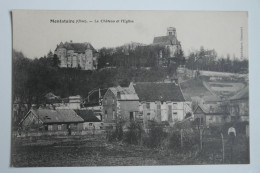 Cpa MONTATAIRE Oise Le Château Et L'église - NOV70 - Montataire