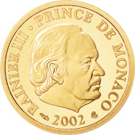 Monaco, 20 Euro, Prince Rainier III, 2002, SPL, Or, KM:177 - Monaco