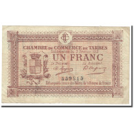 France, Tarbes, 1 Franc, 1915, Chambre De Commerce, TB, Pirot:120-5 - Camera Di Commercio