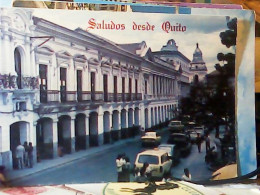 EQUATEUR ECUADOR PLAZA MAYOR DE QUITO AUTO CAR  V1980  JU5091 - Equateur