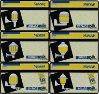 Netherlands - KPN - L&G - RCZ529A-F - 'Massive' Collect. '93 - Greece & Aruba Complete Set Of 6, 4U, 1993, 1.000ex, Mint - Privadas