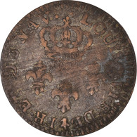 Monnaie, Guyane Française, 2 Sous, 1789, Paris, TTB, Billon, KM:1, Lecompte:20 - Otros & Sin Clasificación
