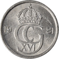 Monnaie, Suède, 25 Öre, 1981 - Suède