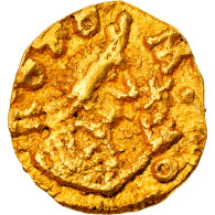 Monnaie, France, Triens, Monétaire Gallobaodus, Rouen, TTB, Or, Belfort:Cf.3812 - 470-751 Monete Merovingi