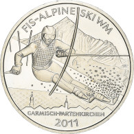 République Fédérale Allemande, 10 Euro, FIS-Alpine Ski, 2011, Stuttgart, BE - Allemagne