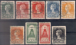 Netherlands 1923, NVPH Nr 121-29, Used, But - Gebruikt