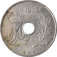 Monnaie, Danemark, 25 Öre, 1985 - Dinamarca