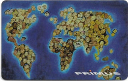 Spain - Primus - World Map, Exp.01.04.2000, Remote Mem. Used - Andere & Zonder Classificatie