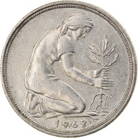 Monnaie, République Fédérale Allemande, 50 Pfennig, 1969, Hambourg, TTB - 10 Pfennig