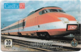 UK - Unitel - UT - 0215 - Turbotrains - French Prototype APT, Fake Prepaid 20Units - [ 8] Ediciones De Empresas