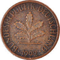 Monnaie, République Fédérale Allemande, Pfennig, 1992 - 1 Pfennig