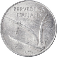 Monnaie, Italie, 10 Lire, 1977 - 10 Liras