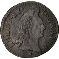 France, Louis XV, 1/2 Sol, Demi Sol D'Aix, 1768, Aix-en-Provence, "Collection - 1715-1774 Lodewijk XV