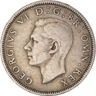 Monnaie, Grande-Bretagne, George VI, Florin, Two Shillings, 1947, TTB - J. 1 Florin / 2 Schillings