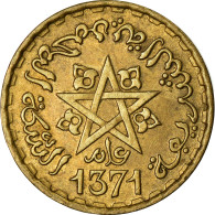 Monnaie, Maroc, Mohammed V, 10 Francs, AH 1371/1952, Paris, TTB+ - Maroc