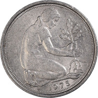 Monnaie, République Fédérale Allemande, 50 Pfennig, 1975 - 50 Pfennig