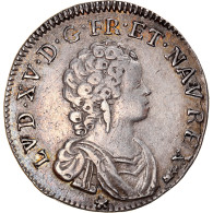 Monnaie, France, Louis XV, 1/4 Ecu Vertugadin, 1718/7/6, Besançon, TTB+ - 1715-1774 Louis  XV The Well-Beloved