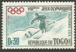 XW01-2826 Togo Ski Jeux Olympiques Squaw Valley Winter Olympics Sans Gomme - Winter 1960: Squaw Valley