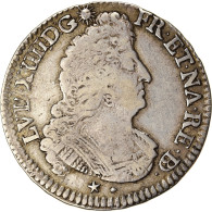 France, Louis XIV, 1/2 Ecu, 1/2 Écu De Béarn Aux Palmes, 1694, Pau - 1643-1715 Louis XIV Le Grand