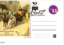 CDV A 149 Czech Republic Berlin Stamp Exhibition 2007 Coach Horse - Ansichtskarten