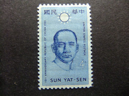 ESTADOS UNIDOS / ETATS-UNIS D'AMERIQUE 1961 / Dr. SUN YAT-SEN YVERT 719 * MH - Ongebruikt