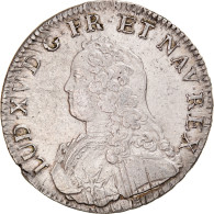 Monnaie, France, Louis XV, Écu Aux Branches D'olivier, Ecu, 1726, Caen, TTB - 1715-1774 Lodewijk XV