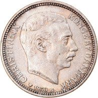 Monnaie, Danemark, Christian X, 2 Kroner, 1930, Copenhagen, SUP, Argent, KM:829 - Danemark