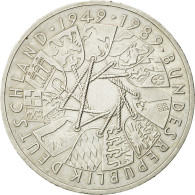 Monnaie, République Fédérale Allemande, 10 Mark, 1989, Karlsruhe, Germany - Andere & Zonder Classificatie