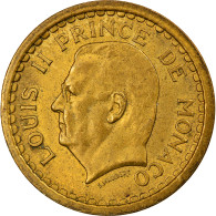 Monnaie, Monaco, Franc, Undated (1943), Poissy, TTB, Cupro-Aluminium - 1922-1949 Louis II.