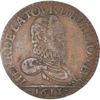 Monnaie, France, Ardennes, Henri De La Tour D'Auvergne, Liard, 1613, Sedan, TTB - Autres & Non Classés