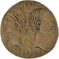 Augustus & Agrippa, Dupondius, 10-14 AD, Nîmes, Bronze, TTB, RIC:157, RPC:522 - Röm. Provinz