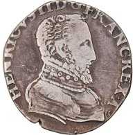 Monnaie, France, Henri II, Teston, 1554, Lyon, TB+, Argent, Duplessy:983 - 1547-1559 Henri II