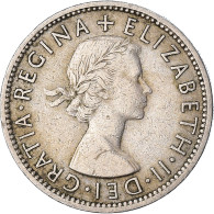 Monnaie, Grande-Bretagne, Florin, Two Shillings, 1955 - J. 1 Florin / 2 Shillings