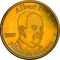 Monaco, 50 Euro Cent, 50 C, Essai Trial, 2007, Unofficial Private Coin, FDC - Privatentwürfe