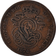 Monnaie, Belgique, 2 Centimes, 1870 - 2 Centimes