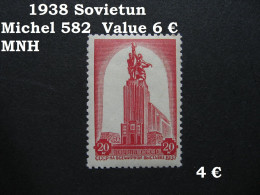 Russia Soviet 1938, Russland Soviet 1938, Russie Soviet 1938, Michel 582, Mi 582, MNH   [09] - Ungebraucht