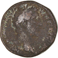 Monnaie, Antonin Le Pieux, As, 145-161, Rome, TB, Bronze, RIC:826 - Die Antoninische Dynastie (96 / 192)