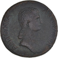 Monnaie, Antonia, Dupondius, 41-42, Rome, TTB, Bronze, RIC:92 - Les Julio-Claudiens (-27 à 69)