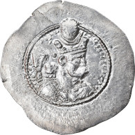 Monnaie, Royaume Sassanide, Varhran V, Drachme, 420-438, WH (Veh-Ardashir), TTB - Oriental