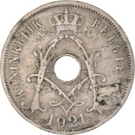 Monnaie, Belgique, 25 Centimes, 1921, B+, Cupro-nickel - 25 Cents