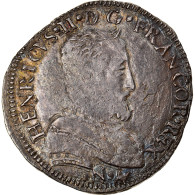 Monnaie, France, Henri II, 1/2 Teston, 1558, Bayonne, TB+, Argent, Duplessy:984 - 1559-1560 Francesco II